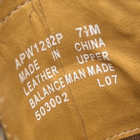 ROCKPORT Dynamic Suspension Leather Clog Mules 3" Heel in Browns Size 7.5 - Picture 11 of 11